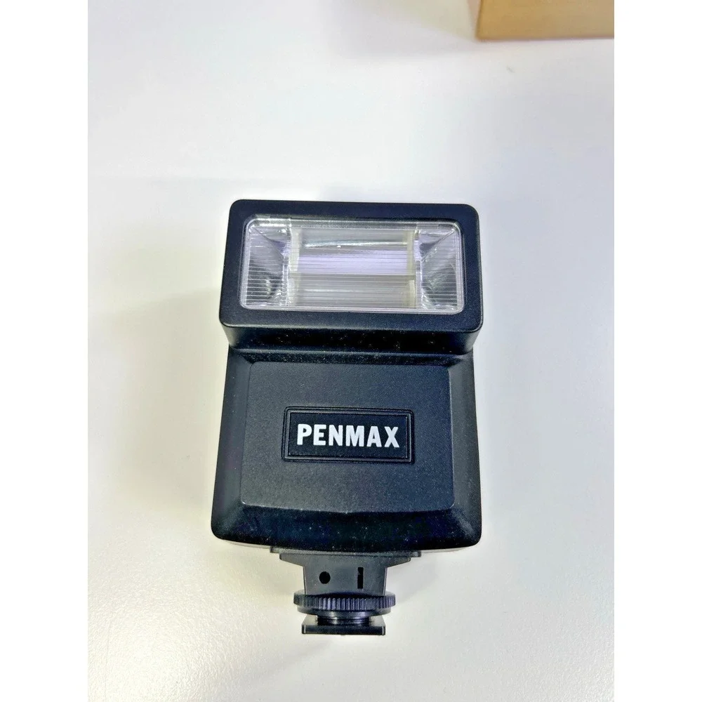 Vintage Penmax PX-2 Electronic Flash Unit Camera Hot Shoe w/ Box & Manual